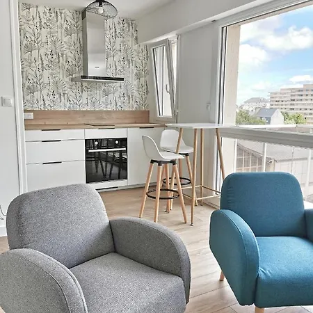 Appartement lumineux avec balcon et parking Cherbourg-en-Cotentin Extérieur photo